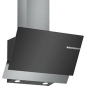 Bosch Duvar Tipi Davlumbaz 60 cm Eğimli Tasarım Siyah Renk 290 W Güçlü Motor