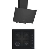 Bosch DWK64PJ60T - POP6C6P30O Siyah 2'li Ankastre Set
