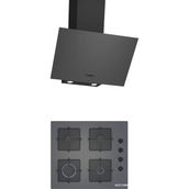 Bosch DWK64PJ70T - POP6C9P30O Gri 2'li Ankastre Set