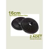Bosch DWK68AK60T Ankastre Davlumbaz Aspiratör Için 2 Adet Yeni Nesil Karbon Filtre