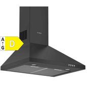 Bosch DWP64CC60T D Sınıfı 3 Kademeli Mekanik Duvar Tipi Davlumbaz Siyah
