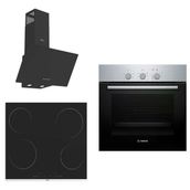 Bosch &Ferre 3 lü Ankastre Set ( HBF011BR0T - MS261 - D086-SA ) - Vitroseramik Elektrikli Ocak