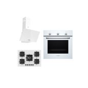 Bosch & Ferre Large Daylight 3 lü Ankastre Set ( HBF011BV1T - SS036 - D087 ) 75 cm Ocak