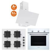 Bosch & Ferre New Daylight 3 Lü Ankastre Set - Ultra Sessiz Davlumbaz - 42 Db ( Hbf011bv1t - Ss206 - D087-Sa)