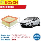 Bosch Ford Fiesta 1.5 TDCI 2013 2016 Filtre Bakım Seti
