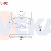 Bosch Honda Accord 2.0 1998-2008 Arka Fren Balatası