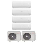 Bosch Multi Split İnverter Klima 84000 Btu Dış (42+42) + 4 İç Ünite 18000 + 18000 + 24000 + 24000 Btu Beyaz