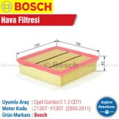 Bosch Opel Combo C 1.3 CDTI 2005 2011 Filtre Bakım Seti