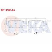 Bosch Opel Insignia 2.0 CDTI 2008-2018 Arka Fren Balatası