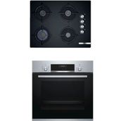Bosch POP7C6O10O - HBJ558YS0T Inox 2'li Ankastre Set