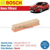 Bosch Renault Clio 4 1.2 2012 2016 Filtre Bakım Seti