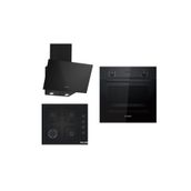 Bosch Siyah 3Lü Ankastre Set 314( HBF512BB1T - POP6C6P31O - DWK63PJ60T ( 61T ) )