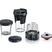 Bosch Tasty Moment MUZS68TM Öğütme Bıçağı, Hack/Karıştırma Kabı, ToGo Mix/İçecek Bardağı, MUM Seri 8 OptiMUM ve 6 Serisi Mutfak Makinesi için Uygun