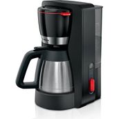 BOSCH TKA6M273 Filtre Kahve Makinesi 10 Fincan Kapasite Metal Malzeme ile Sıcak Tutma Fonksiyonu - Siyah