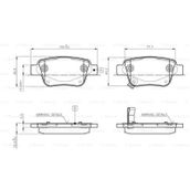 Bosch Toyota Avensis 1.6 2003-2008 Arka Fren Balatası