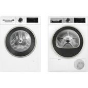 Bosch WGA252Z0TR Çamaşır Makinesi + WQG25100TR Çamaşır Kurutma Makinesi