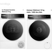 Bosch WGB254A1TR Çamaşır Makinesi + WQB245A0TR Çamaşır Kurutma Makinesi