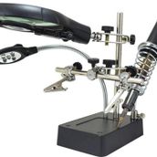 Bosile Mg-16129C Büyüteçli Havya Standı