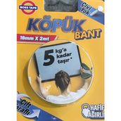Boss Tape Köpük Bant 19MM x 2 mt - Çift Taraflı Bant - Çivi Yok
