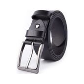 Bosskan Spor ve Klasik Siyah Hakiki Deri Erkek Kemeri 4 CM