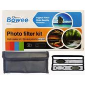 Böwee 46 mm UV+CPL ND1000 Filtre Kiti