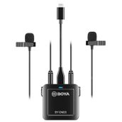 Boya BY-DM20 Pc Telefon İkili Yaka Mikrofonu Kit