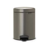Brabantia 112683 Newicon Pedallı Platin 5 lt Çöp Kutusu