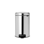 Brabantia Newicon Brillant Çelik Pedallı Gümüş 12 lt Çöp Kovası