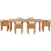 Braga 6 Kişilik Yemek Odası Takımı Natural
