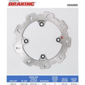 Braking Honda CBF 500-600-1000 X-ADV 750 CBR 600 F 2017-2025 Dalgalı Arka Fren Diski
