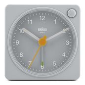 Braun BC02XG Gri Klasik Seyahat Analog Alarmlı Masa Saati