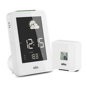 Braun BNC013WH-RC Beyaz Hava İstasyonlu Masa Saati