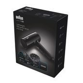 Braun BRHD225E Iontec 2200W Siyah 2 Başlıklı Difüzörlü Saç Kurutma Makinesi