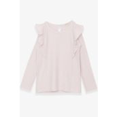Breeze Krem 1.5-5 Yaş Fırfırlı Kız Çocuk Bluz