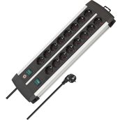 Brennenstuhl Premium Alu-line Serisi 8 + 8 16 Soketli 3 m Uzatma Prizi