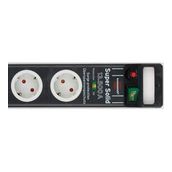 Brennenstuhl Super Solid Serisi 8 Soketli 2.5 m 13.500 mAh Siyah Akım Korumalı Priz