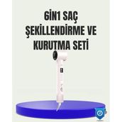 Brf Store Bascisell Çok Fonksiyonlu 6 Başlıklı Saç Kurutma ve Şekillendirme Seti - Çok Renkli