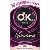 Brf Store Prime Okey Nirvana 20'li Ekonomik Prezervatif - Siyah