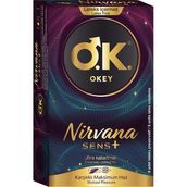 Brf Store Prime Okey Nirvana Sens Prezervatif 8 Adet - Siyah