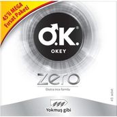 Brf Store Prime Okey Zero 45'li Prezervatif - Siyah