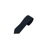 Brianze 5 Cm Siyah Diagonel Çizgili Slim Kravat