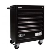 Brio 6 Çekmece Siyah Boş Hareketli Takım Dolabı