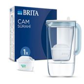 Brita Cam Filtreli Açık Mavi 2.5 lt Beyaz Su Arıtma Sürahisi