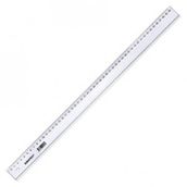Brons BR-227 50 cm Şeffaf Plastik Cetvel