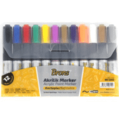 Brons BR-4000 12'li Akrilik Marker Kalem