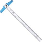 Brons Oynar Başlıklı T Cetvel 75 cm BR-114 Ergonomik Tasarım ile Hassas Ölçüm İçin