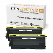 Brother TN-450 HL-2270DW 2600 2 li Paket Muadil Toner