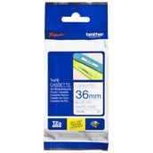 Brother TZE-263 Mavi Beyaz Lamine Etiket