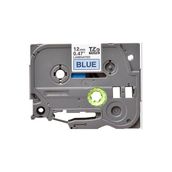 Brother TZE-531 12 mm Mavi Üzerine Siyah Laminasyonlu Muadil Etiket