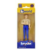 Bruder BR60006 Açık Tenli Mavi Pantolonlu Adam